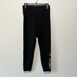 FILA- Black High Waisted Athletic Leggings Size M